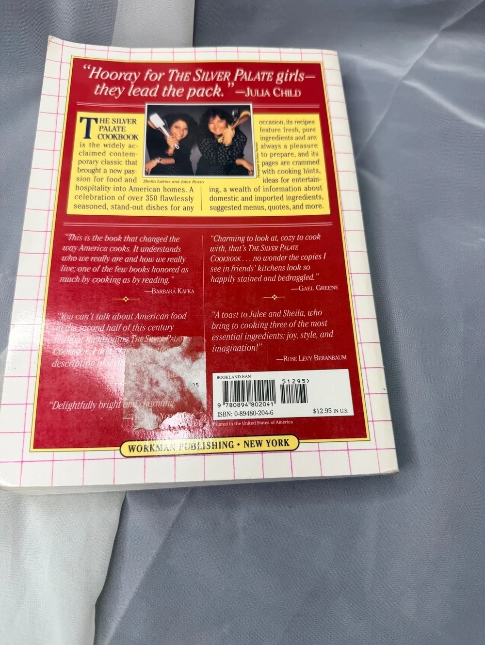 The Silver Palate Cookbook 1982 First Printing Julee Rosso Sheila Lukins